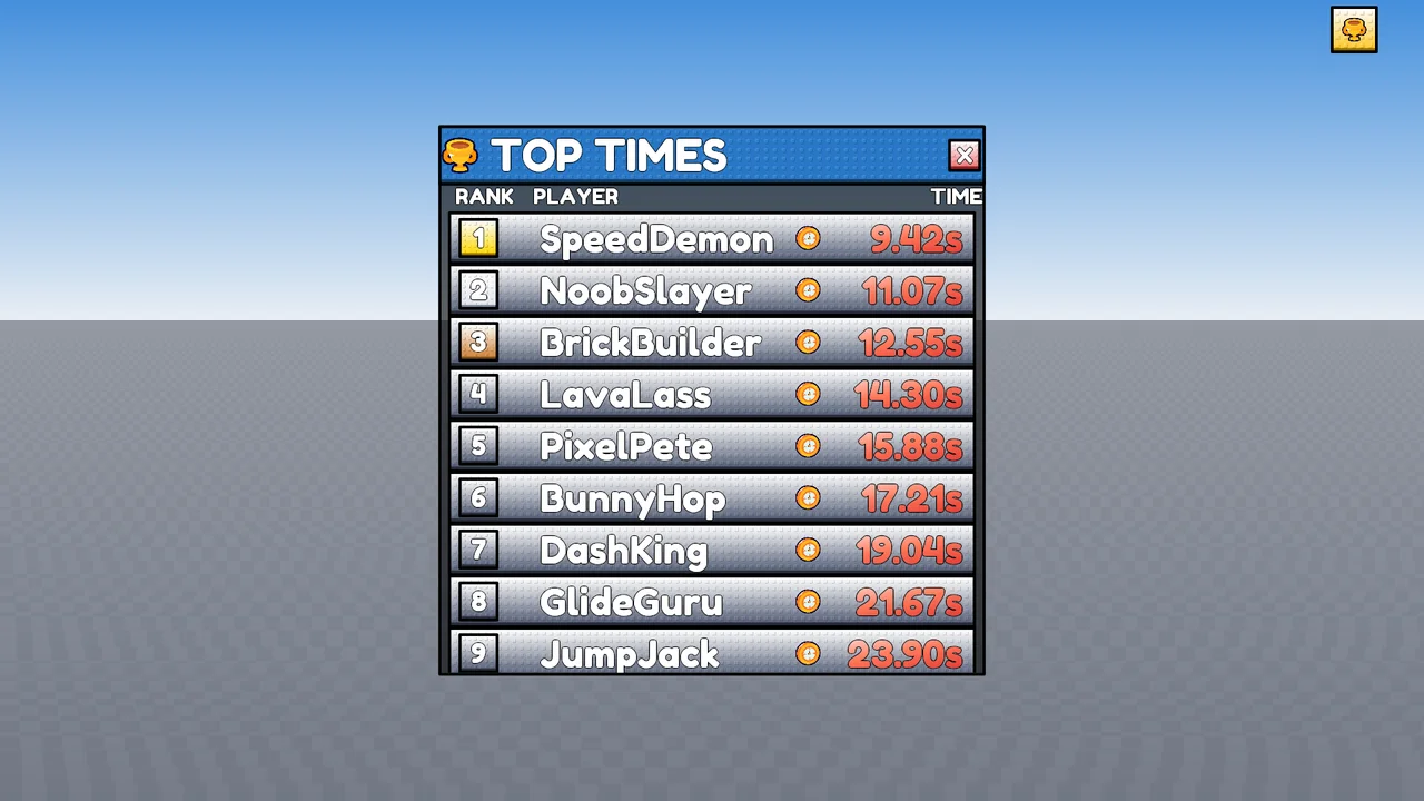 base hy3 on the obby best-times board prompt, sample 2