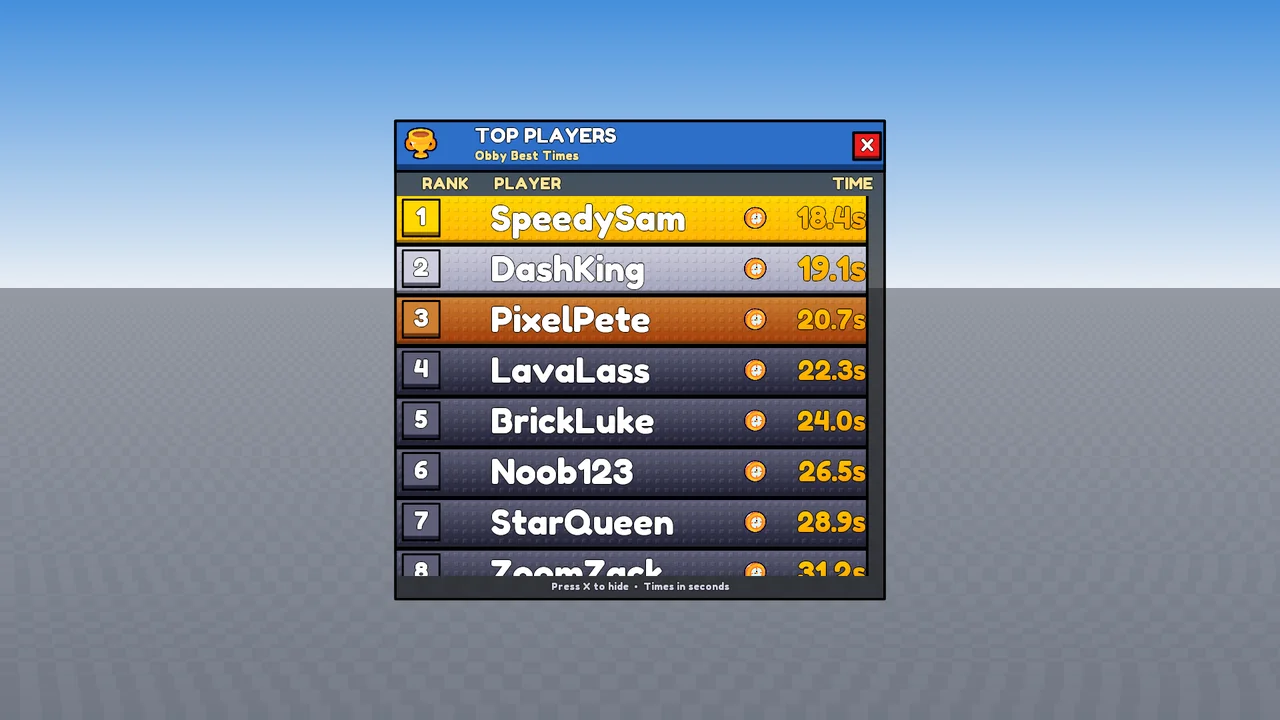 hy3 after rl on the obby best-times board prompt, sample 1