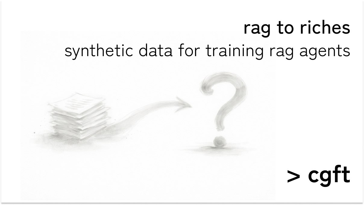 rag to riches: synthetic data for training rag agents - castform blog